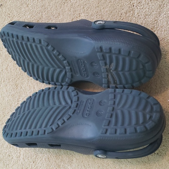 Navy Crocs Clogs - Picture 3 of 3